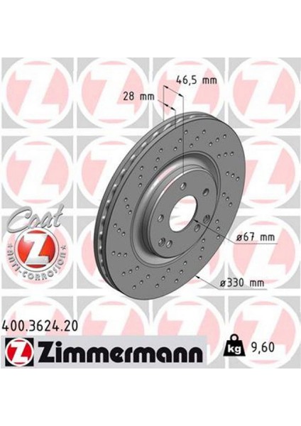 Fren Diski On Mercedes Amg W203 CL203 S203 C209 A209 R171 Dpmah
