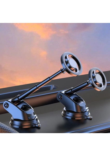 Ayarlanabilir Manyetik Araç Tutucu, Siyah, Güvenli ve Pratik Telefon Tutucu fırsatları