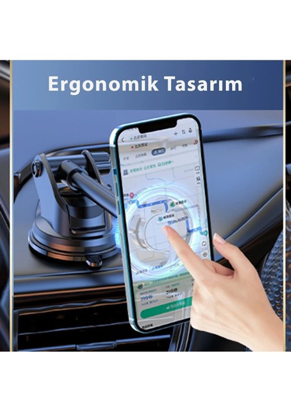 Ayarlanabilir Manyetik Araç Tutucu, Siyah, Güvenli ve Pratik Telefon Tutucu indirimleri