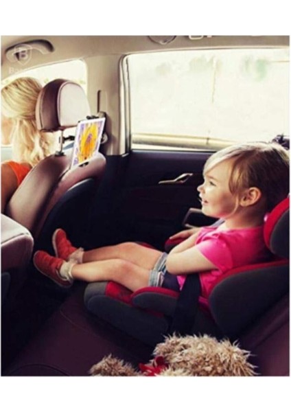 Beyaz 12.9 inç araç arka koltuk tablet tutucu, kolay kullanım ve güvenle seyahat için fırsatları