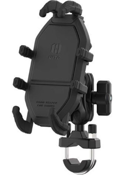 Gidon Bağlantılı Telefon Tutucu, Titreşim Önleyici, Siyah Renk