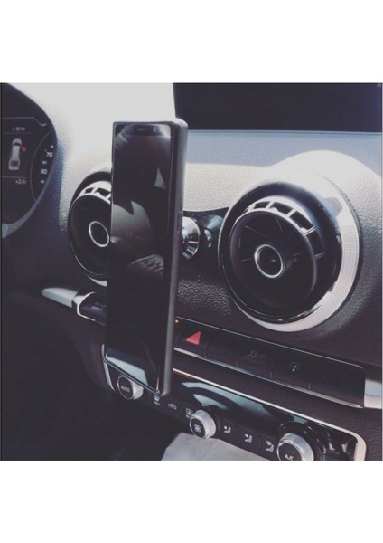 Beyaz parlak telefon tutucu, uyumlu 2008-2013, mıknatıslı, şık ve kullanışlı tasarım