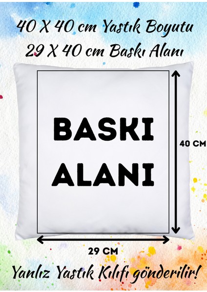Kişiye Özel Yastık Kılıfı Baskısı - Kişiselleştirilebilir Yastık Kılıfı / Istediğiniz Baskı modelleri