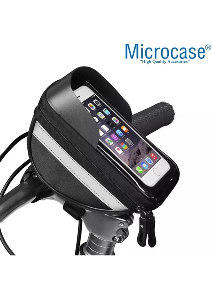 Su Geçirmez Bisiklet ve Motosiklet Telefon Çantası, Fermuarlı, Siyah Renk fiyatları