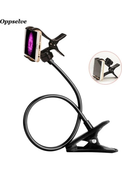 Oynar Başlıklı Siyah Telefon Tutucu, Klipsli, Araç ve Masa Kullanımı için Uygun fiyatları