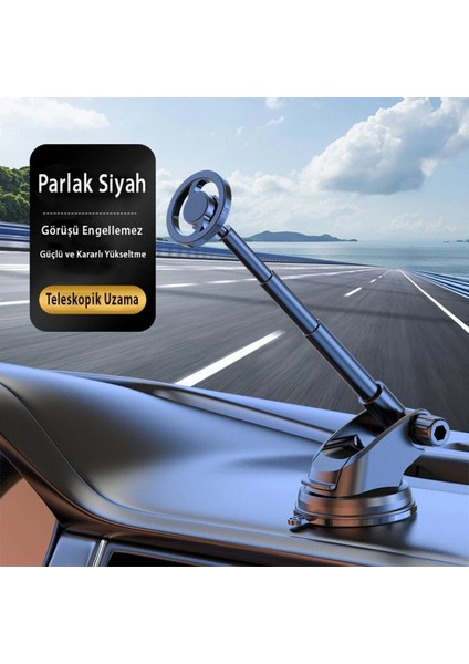 Ayarlanabilir Manyetik Araç Tutucu, Siyah, Pratik ve Güvenli Telefon Tutucu fiyatları