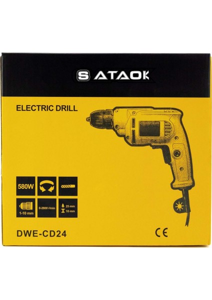 580 Watt 10MM Profesyonel Elektrikli Matkap fiyatları