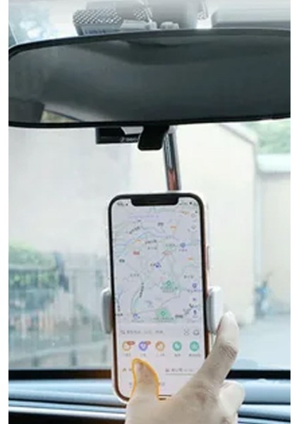Siyah Araç İçi Telefon Tutucu, Uyumlu, Güçlü ve Pratik Dikiz Aynası Tipi fiyatları