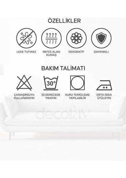 All In Bloom Papatya Desenli Mavi Kırlent Kılıfı – 43X43CM fırsatları