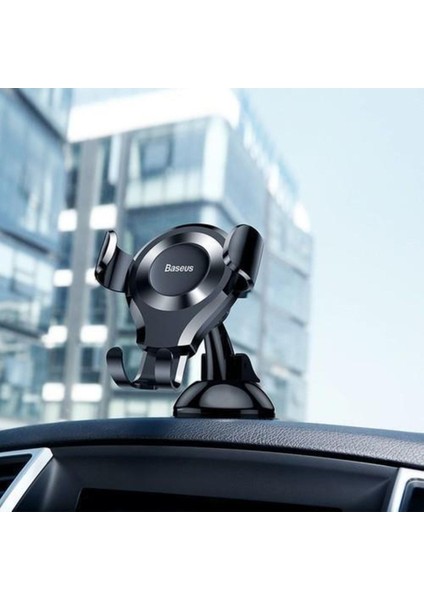 Güçlü ve şık vakumlu araç içi telefon tutucu, gri renk, akrobat tasarım fiyatları