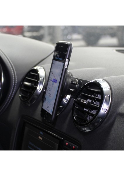 Parlak Siyah Telefon Tutucu, Uygun ve Şık Tasarım, Mıknatıslı, Audi TT İçin fiyatları
