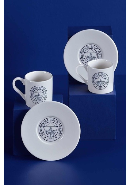 Renkli 2'li kahve fincan seti, şık ve kullanışlı ev dekoru, 90 ml, 2 adet