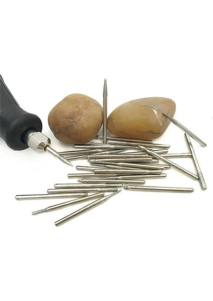 Elmas Freze Taşlama Iğne Zımpara 20LI Set 2.35MM 3mm Dremel Hobi fiyatları