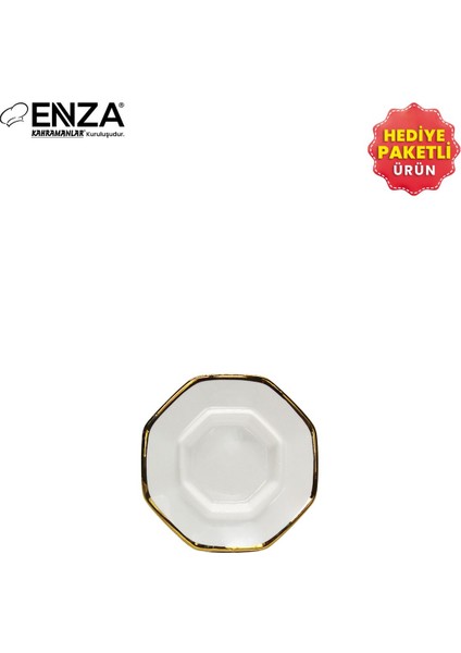 6'lı beyaz porselen kahve fincanı seti, 90ml, şık ve kullanışlı tasarım