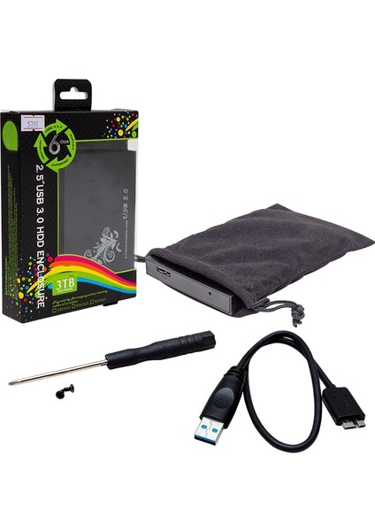 Harici 2.5 USB 3.0 Sata Harddısk Kutusu (4887)