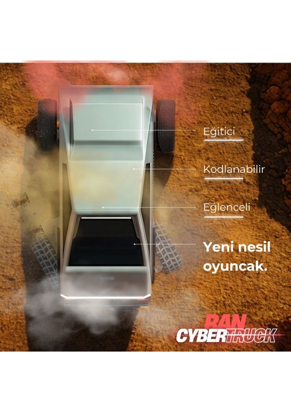 Cybertruck: Kodlanabilir Bluetooth'lu Yeni Nesil Eğitici Eğlenceli Kendin Yap Araba fırsatları