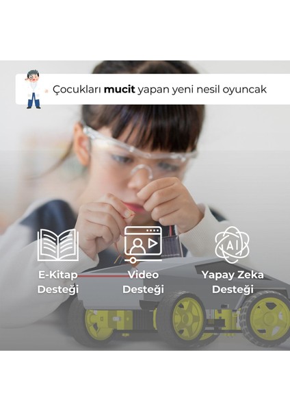 Cybertruck: Kodlanabilir Bluetooth'lu Yeni Nesil Eğitici Eğlenceli Kendin Yap Araba indirimleri