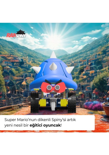 Spiny: Kodlanabilir Bluetooth'lu Yeni Nesil Eğitici Eğlenceli Kendin Yap Kaplumbağa Robot indirimleri