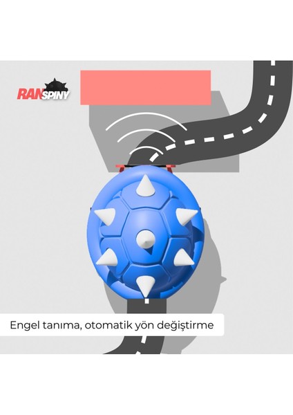 Spiny: Kodlanabilir Bluetooth'lu Yeni Nesil Eğitici Eğlenceli Kendin Yap Kaplumbağa Robot