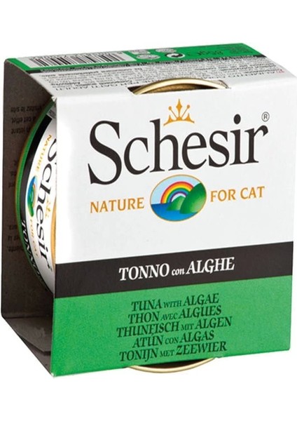 Ton Balıklı ve Deniz Bitkili Jöleli Konserve Kedi Maması