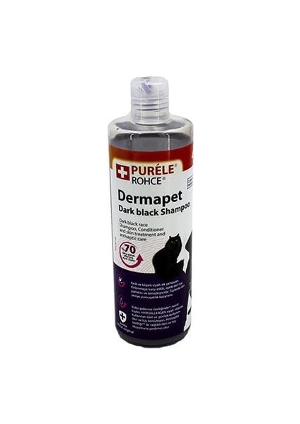 Dermapet Dermatolojik Siyah Kedi ve Köpek Şampuanı 450 ml