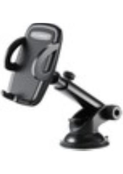 Esnek ve güvenli teleskopik araç ve telefon tutucu, beyaz renkli kullanım kolaylığı sağlar