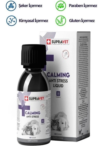 Calming Anti Stress Kedi ve Köpekler Için Sıvı Sakinleşt