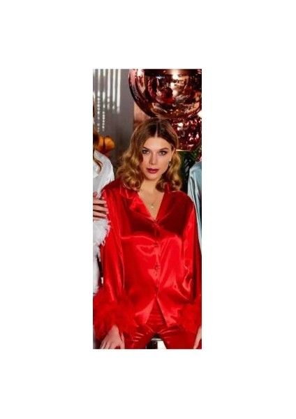 Sheyma Kcb Jeremi 4031 Saten Pijama Takımı