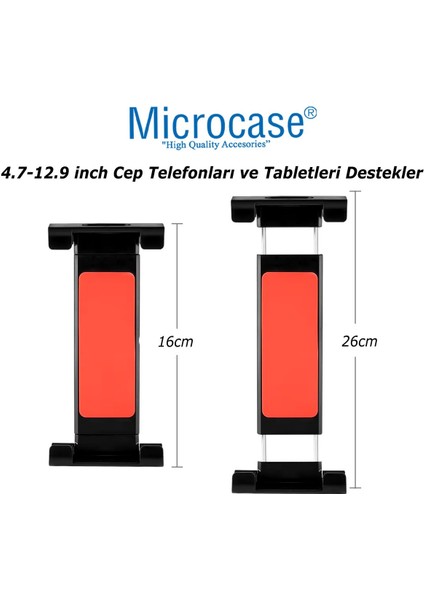 Araç İçi Çok Amaçlı Döner Başlıklı Tutucu, Siyah ve Kırmızı Renkli fiyatları