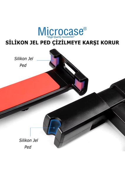 Araç İçi Çok Amaçlı Döner Başlıklı Tutucu, Siyah ve Kırmızı Renkli indirimleri