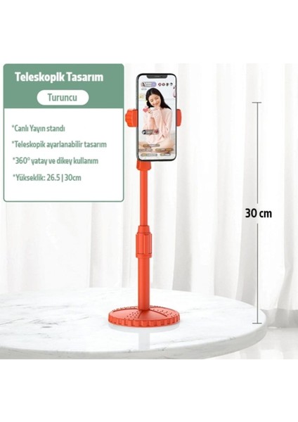 Renkli 360° Döner Masaüstü Telefon Tutucu, taşınabilir ve kullanışlı tasarım fiyatları