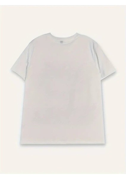 Kadın Kısa Kollu Bisiklet Yaka Kedi Baskılı Süprem Bluz fırsatları