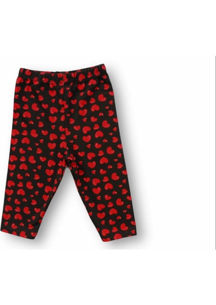 3-6 6-9 9-12 12-18 Ay Kalp Baskılı Uzun Kollu Sweatli 2li Kız Bebek Takımı Ekru modelleri