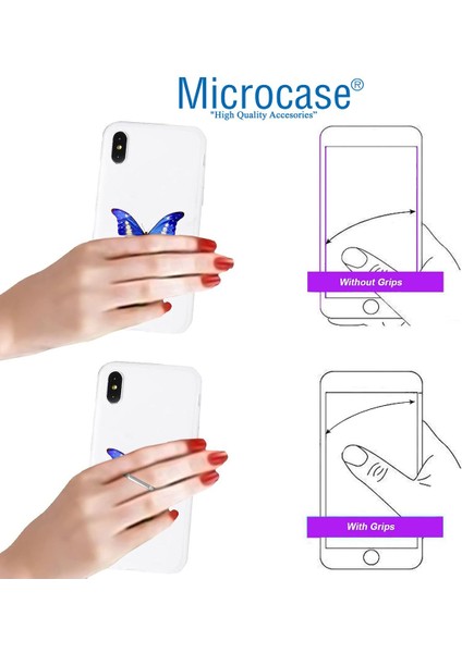 Renkli desenli parmak ve el tutucu, telefon standı, kullanışlı ve şık AL4170 Kahverengi modelleri