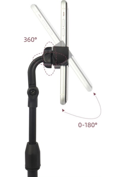 Şık Siyah Masa Üstü Tablet ve Telefon Tutucu Plastik Aparat indirimleri