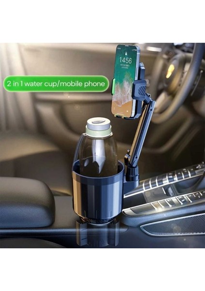 2in1 Araç Telefon Tutucu Araç Içi Içecek Telefon Tutucu Araba Bardaklık Telefon Tutacağı indirimleri