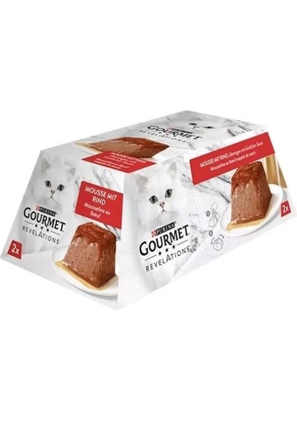 Gourmet Revelations Sığır Etli Yetişkin Konserve Kedi Maması 2 Ad