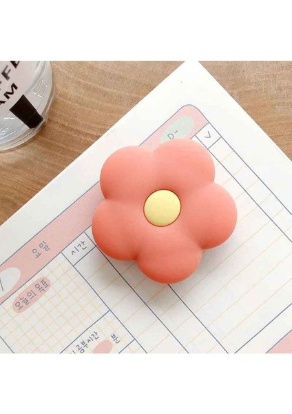 Popsocket Sevimli Çiçekler Desenli Telefon Tutacağı Sert Yüzey Yapışkanlı Parmak Tutucu