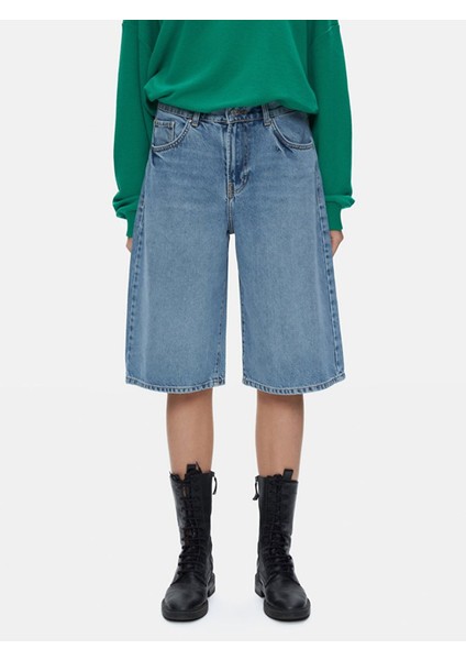 Lexıne Baggy Jean Bermuda