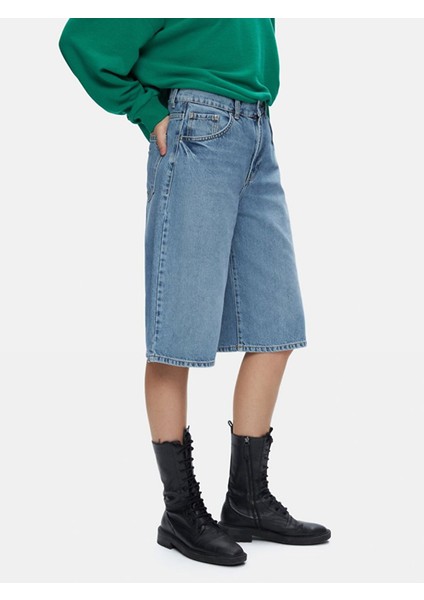Lexıne Baggy Jean Bermuda