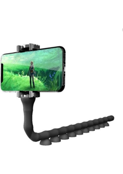 Beyaz Esnek Telefon Tutucu, Rahat Kullanım ve Şık Tasarım ile Güzel Bir Seçenek