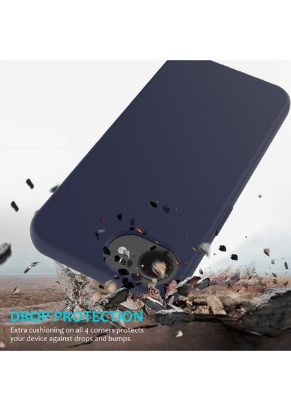 iPhone 16E Kılıfı Için Düşmeye Dayanıklı Sıvı Silikon Yumuşak Astarlı Arka Telefon Kılıfı-Gece Yarısı Mavisi (Yurt Dışından) modelleri