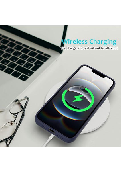 iPhone 16E Kılıfı Için Düşmeye Dayanıklı Sıvı Silikon Yumuşak Astarlı Arka Telefon Kılıfı-Gece Yarısı Mavisi (Yurt Dışından) indirimleri