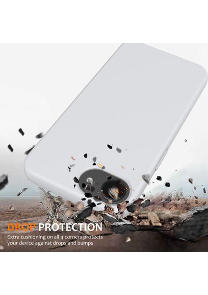 iPhone 16E Kılıfı Için Magsafe Anti-Düşme Sıvı Silikon Telefon Kılıfı ile Uyumlu-Beyaz (Yurt Dışından) fiyatları
