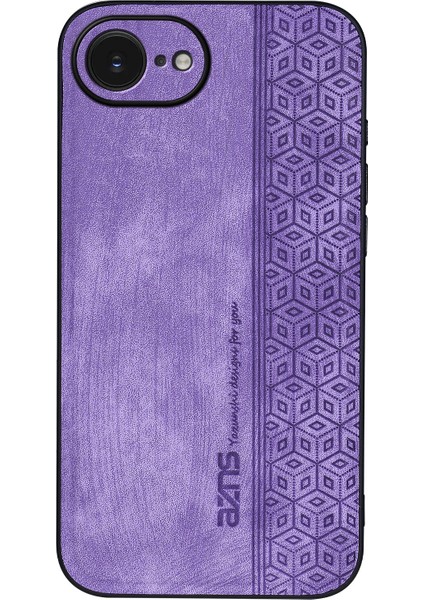 Azns iPhone 16E Kılıf Koruyucu Pu Deri Kaplı Tpu Telefon Kabuğu-Mor (Yurt Dışından) indirimleri