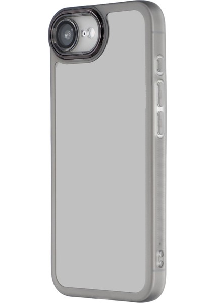 iPhone 16E Kılıfı Elektrokaplama Kamera Çerçevesi Tpu Telefon Kılıfı-Şeffaf Siyah (Yurt Dışından) fırsatları