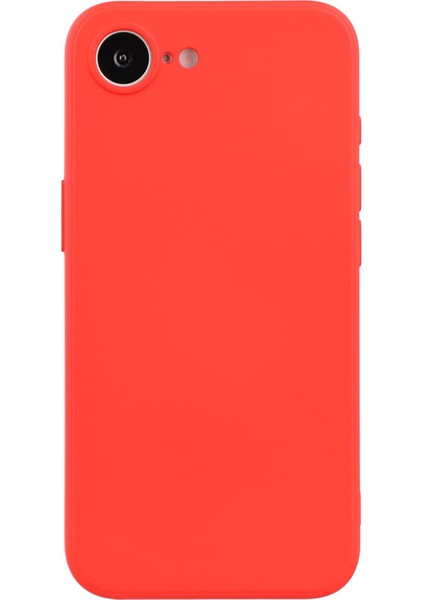 iPhone 16E Kılıf Tpu Arka Yumuşak Çizilmez Fiber Astar Telefon Kılıfı-Kırmızı (Yurt Dışından) modelleri