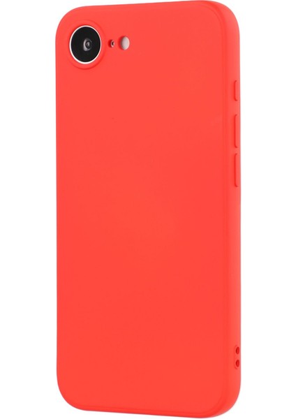 iPhone 16E Kılıf Tpu Arka Yumuşak Çizilmez Fiber Astar Telefon Kılıfı-Kırmızı (Yurt Dışından) fırsatları