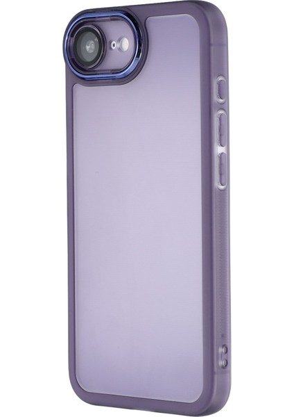 iPhone 16E Kılıfı Elektrokaplama Kamera Çerçevesi Tpu Telefon Kılıfı-Şeffaf Mor (Yurt Dışından) fırsatları
