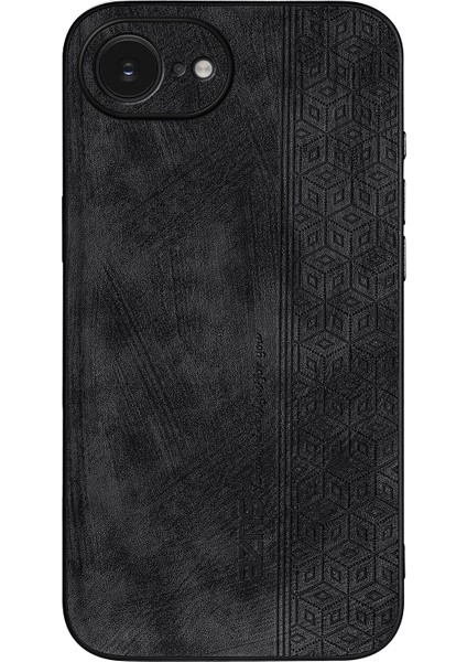 Azns iPhone 16E Kılıf Koruyucu Pu Deri Kaplı Tpu Telefon Kabuğu-Siyah (Yurt Dışından) fırsatları